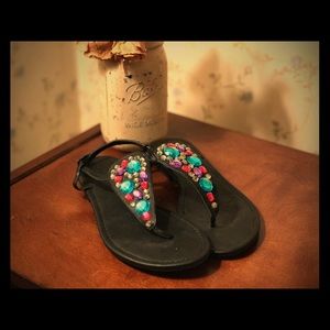 Size 7 New York & Co. sandal. Worn once.